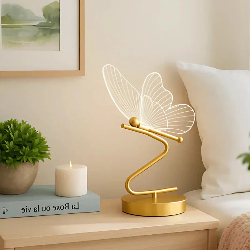 Veliora - Butterfly Wings Table Lamp