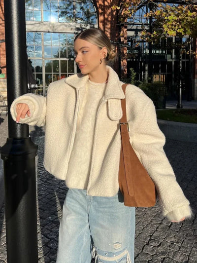 Minimalistische Fleece Jacket