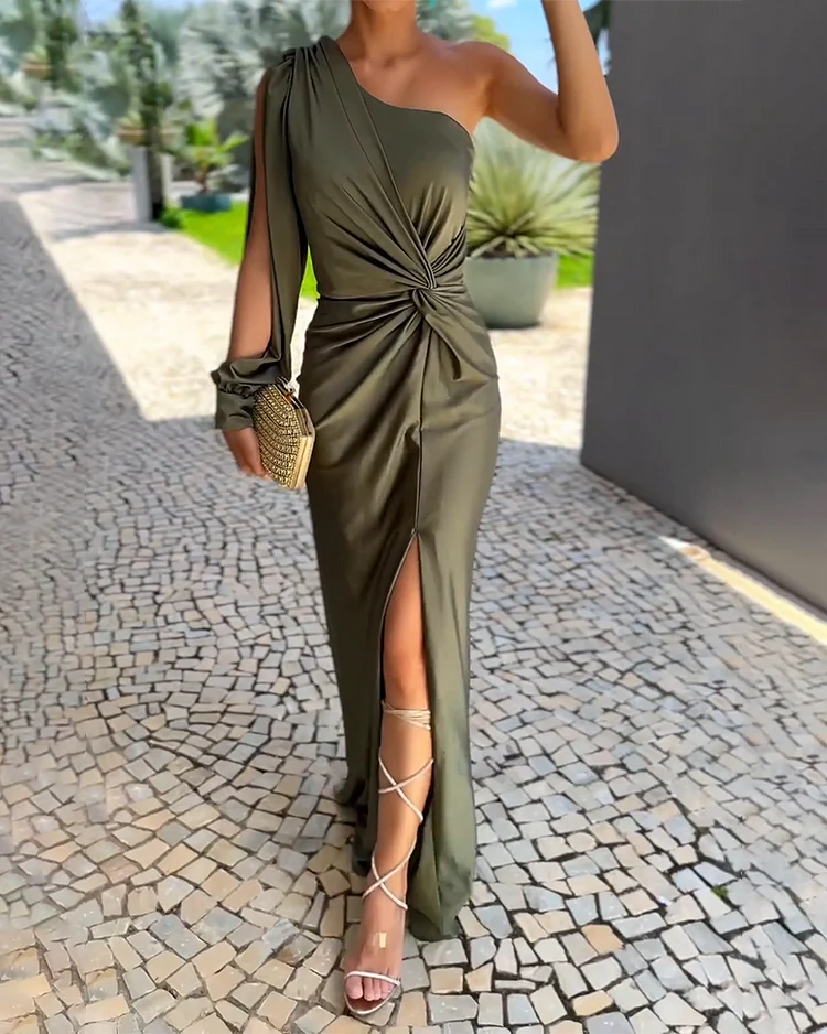 Noa – Elegante Maxi-Jurk met Split