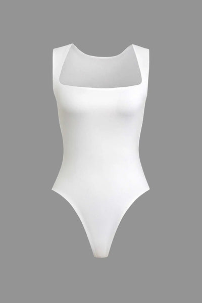 Carolyn - Elegante Vierkante Hals Dames Bodysuit