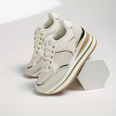 Lotte | Comfortable low wedge sneakers