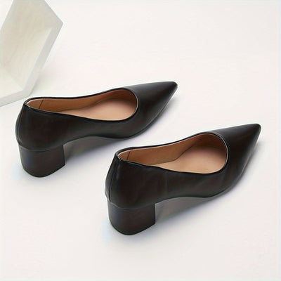 Elena | Sturdy women's heels with pointed toe