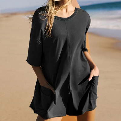 Gabi - Oversized Two-Sided Romper with Pockets