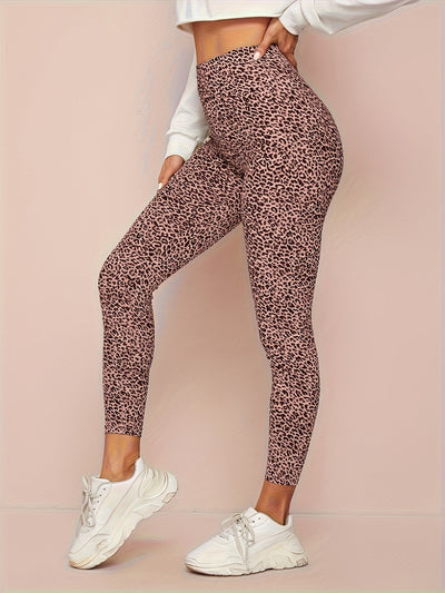 Luna | Leopard print high-waisted leggings