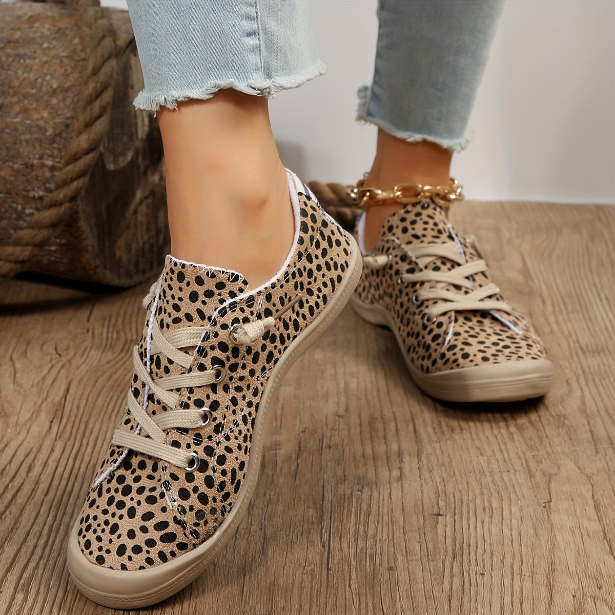 Lotte | Leopard print women's sneakers