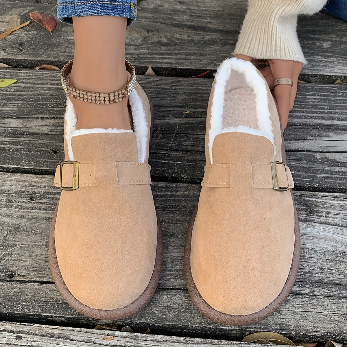 Lena | Flat loafers with plush lining