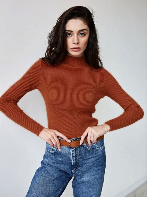 Elenya - Ribbed Turtleneck