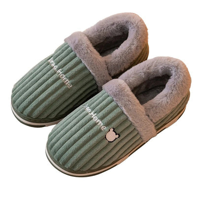 Mila | Warme dames pantoffels met dikke voering・Compact en comfortabel