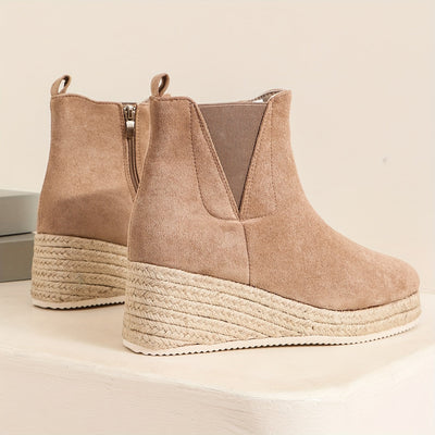 Noa | Trendy enkellaarzen met sleehak