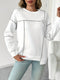 Céline - Asymmetrisch Geribd Sweatshirt met Capuchon