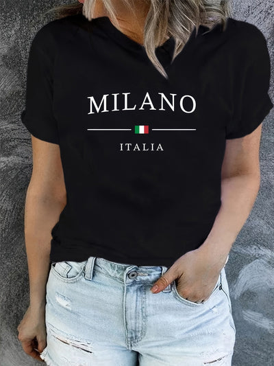 Esmée | Italiaans geïnspireerd print T-shirt