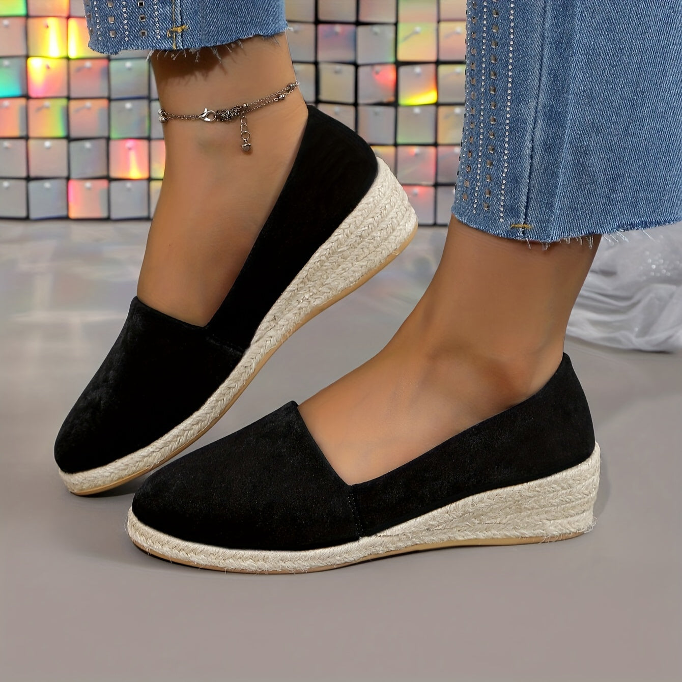 Robin | Effen kleur casual pumps met zachte zool