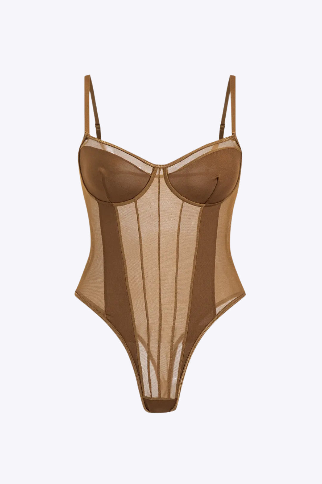 Thora - Plus Size Vrouwen Bodysuit met Sexy Kanten Details
