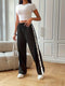 Lola | Wide trousers with elastic waistband and buttons