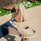 Luna | Espadrille sandals with slingback and peep toe
