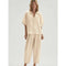 Velia - Top met korte mouwen en broek met hoge taille
