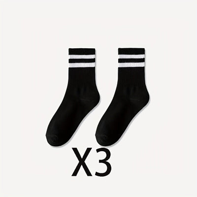Niels | 3 paar unisex zweetabsorberende sportieve crew-sokken