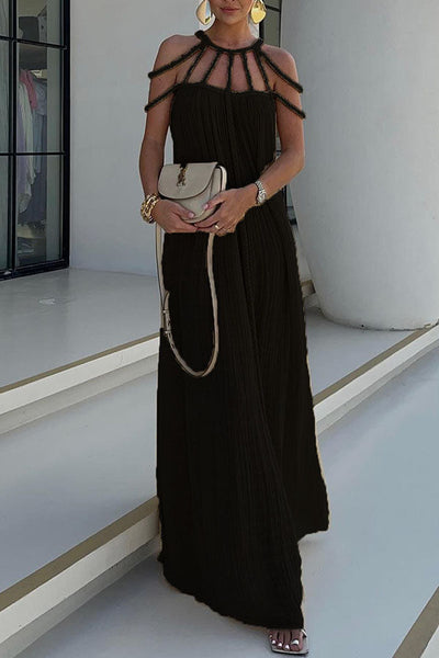Kendra - off-shoulder touw jurk