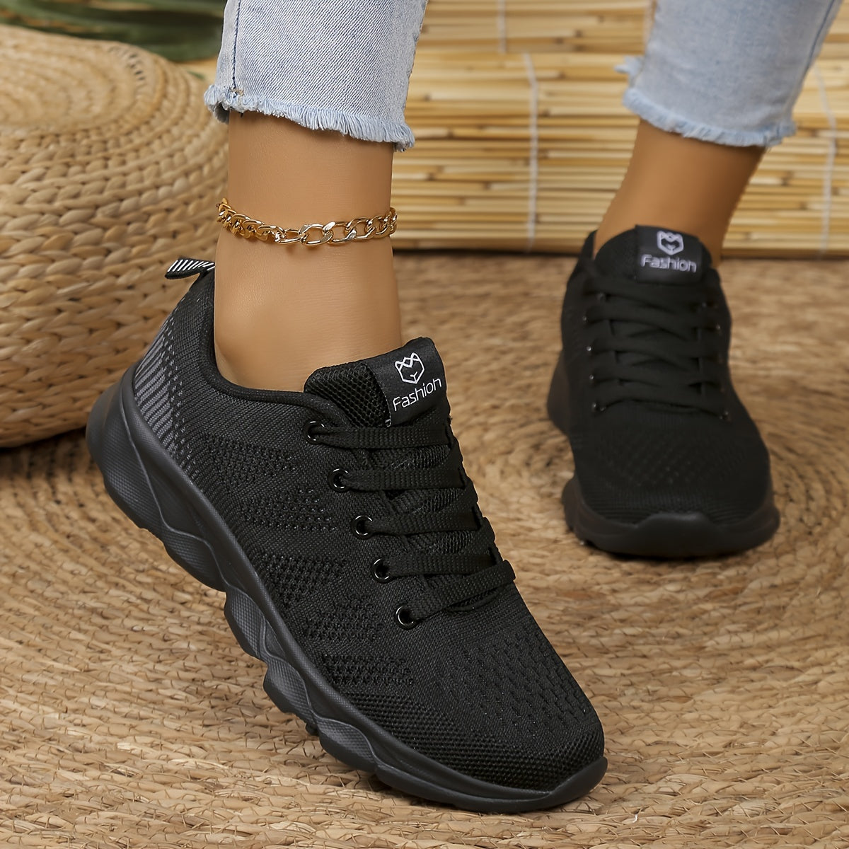 Joyce | Women's contrasting lace-up sneakers