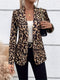 Emma | Leopard print blazer with long sleeves