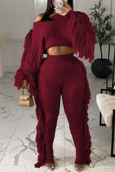 Kaianna - Cozy Knitted Outfit Set for Women