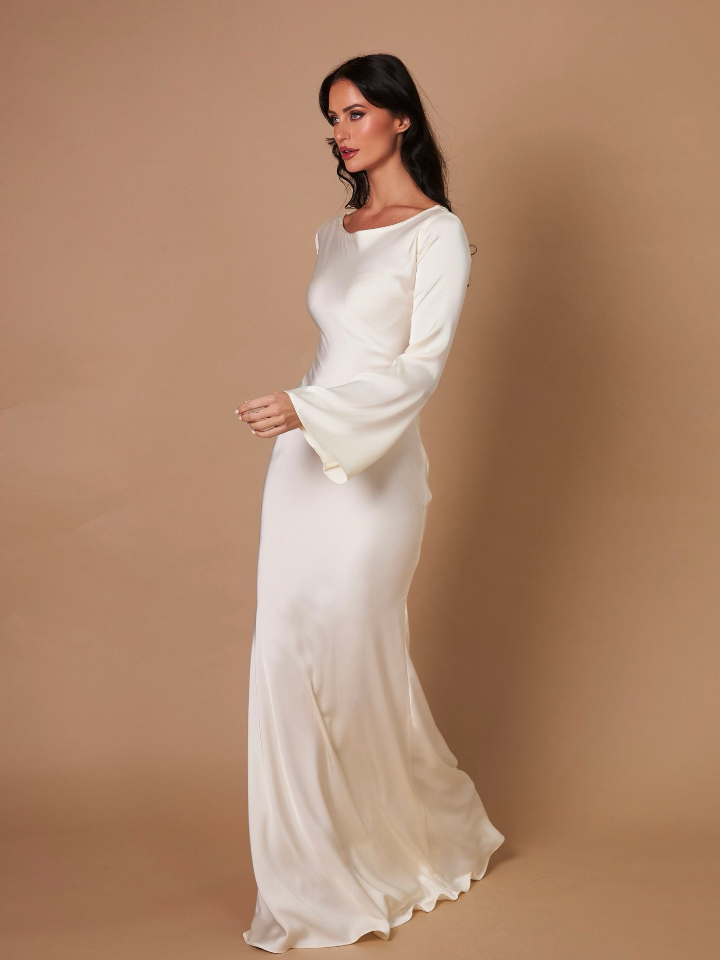 Merliah - Lange Mouwen Gown Voor Dames - Klassiek & Tijdloos