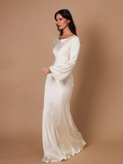 Merliah - Lange Mouwen Gown Voor Dames - Klassiek & Tijdloos