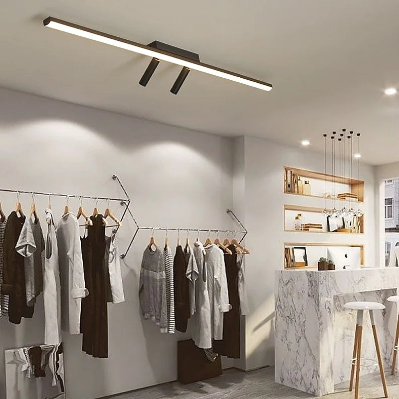 Arivon – Linear LED Ceiling Light Black For Living Room