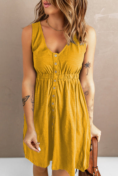 Janessa - strandjurk met elastische tailleband