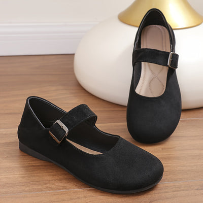 Lize | Classic ballet flats with ankle strap