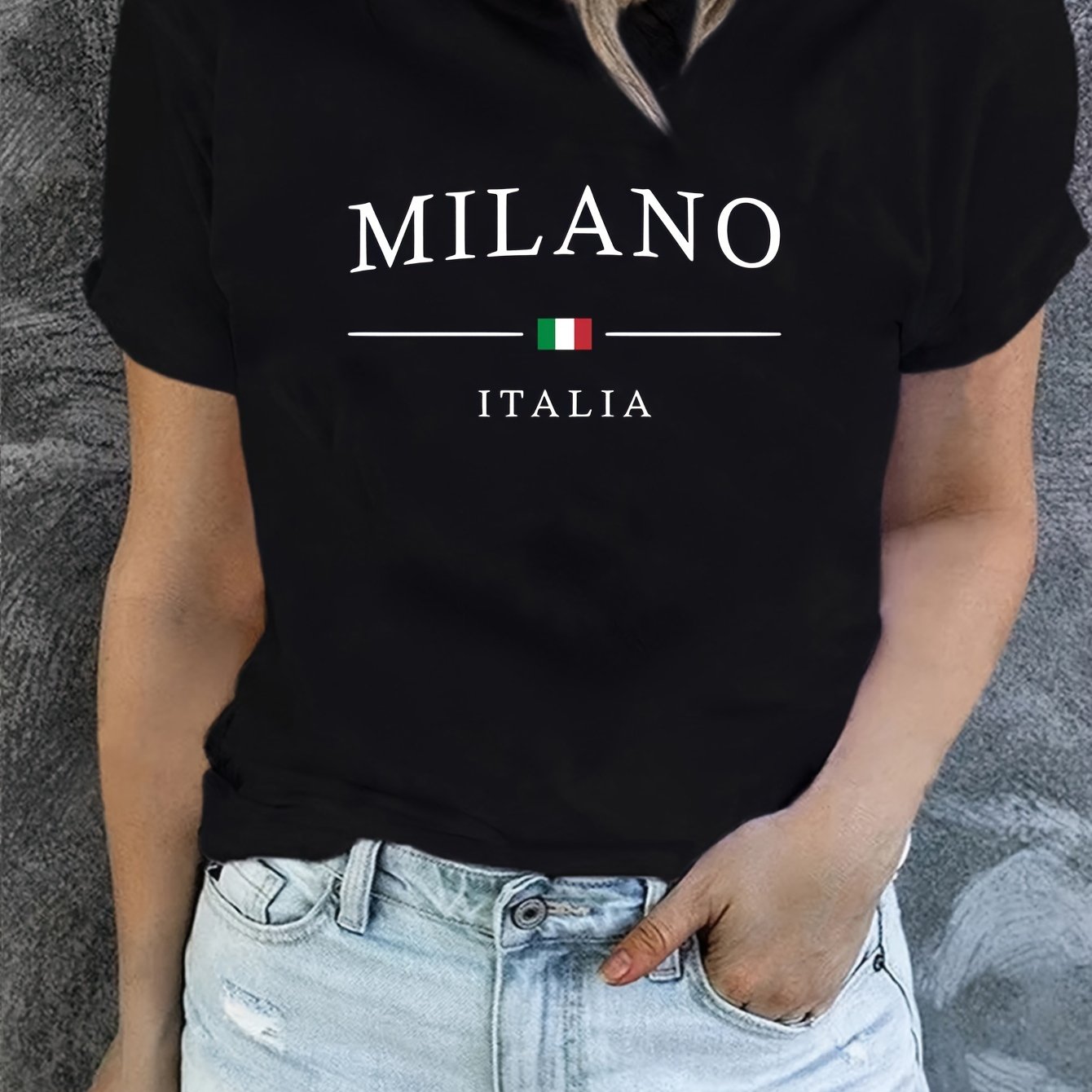 Esmée | Italiaans geïnspireerd print T-shirt
