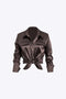 Niamh - Chic Satijn Textuur Dames Langemouw Shirt