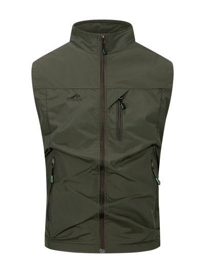 Eva | Sleeveless vest with zip pockets