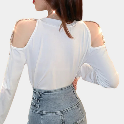 CELINA - Luxe Schouderoverhemd voor Dames
