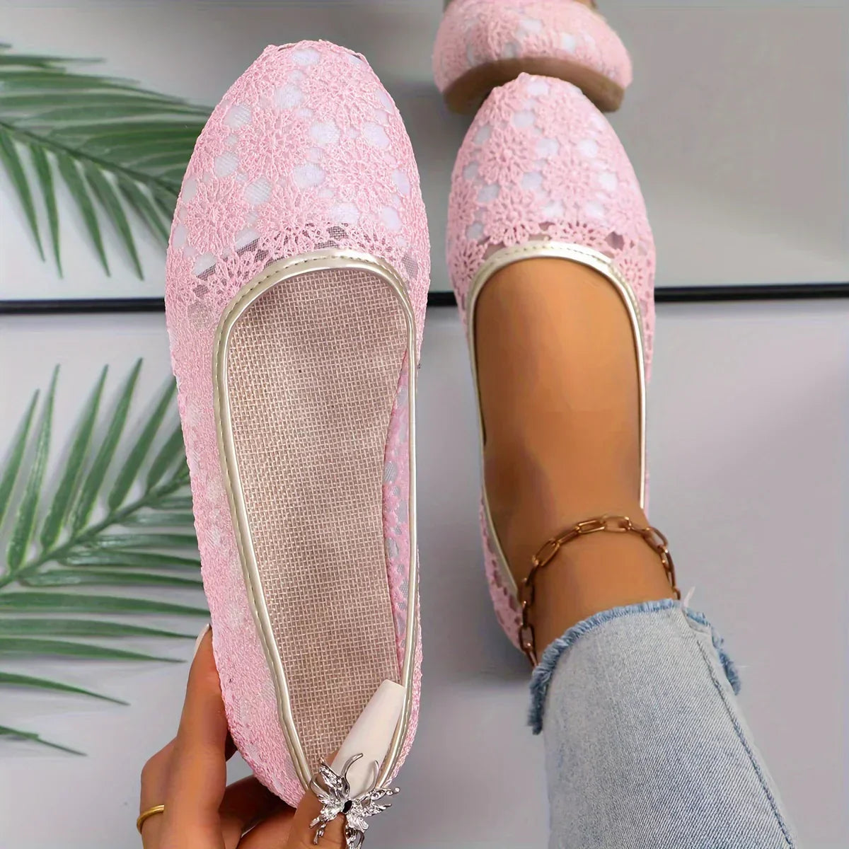 Bloemen Schoenen