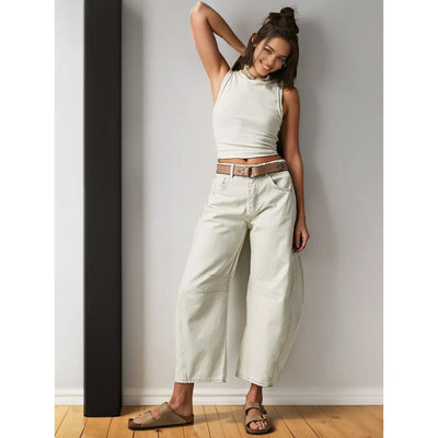 Maëva - Trendy Wijde Jeans | Stijlvol, Comfortabel en Veelzijdig