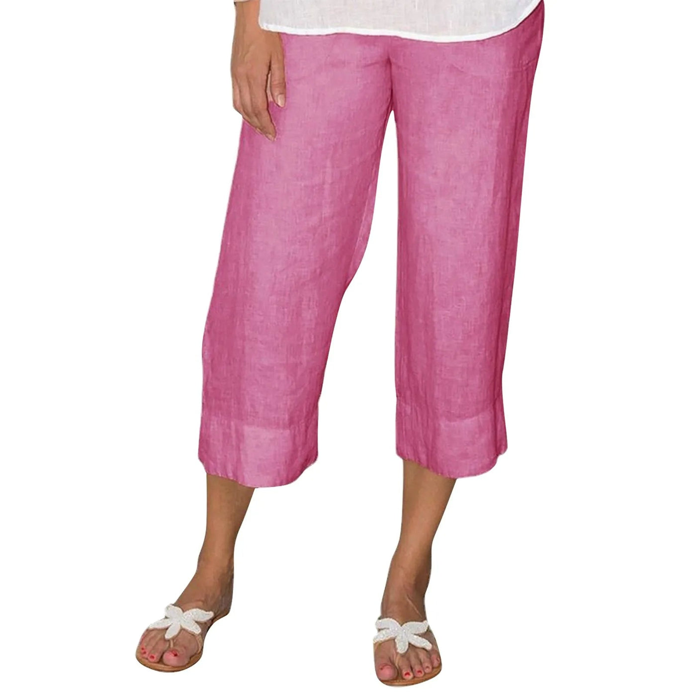 Quai | Casual linnen broek