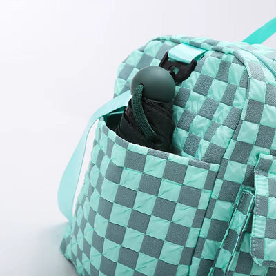 TrailBoard - Grote Duffelbag met Ruitpatroon voor Weekenders