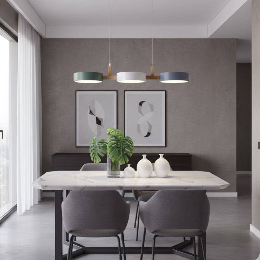 Trestra - Linear Pendant Light Scandinavian Design for Dining and Kitchen
