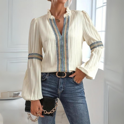 Angellica - Bescheiden Mouwblouse voor Vrouwen
