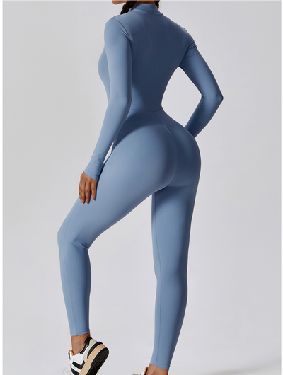 Fayenne - Shaping Yoga Fitness Jumpsuit met Lange Mouwen