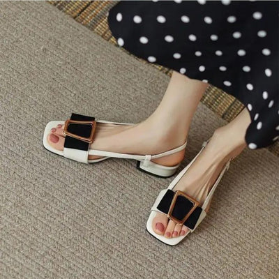 Eva - block heel sandals with buckle