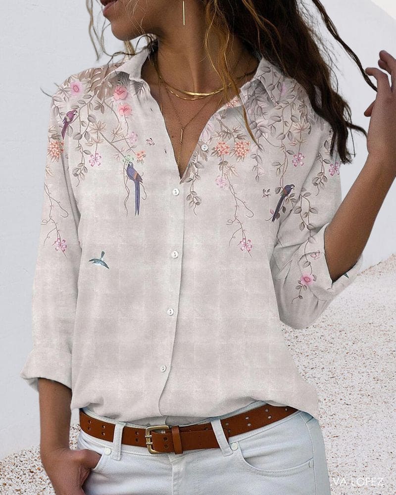 Isabeau - Floral Print Blouse