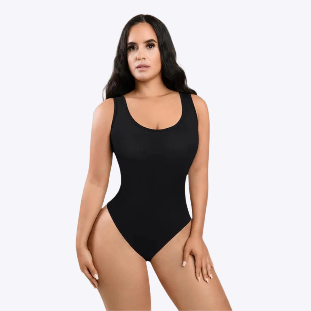 Loreleia - Flattering Women's String Bodysuit with Built-in Bra