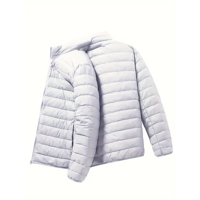 Kees - Lightweight warm jacket with zipper and stand-up collar