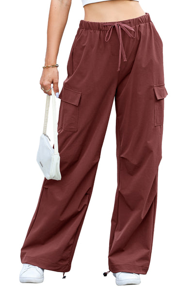 Elinor - Red Cargo Pants