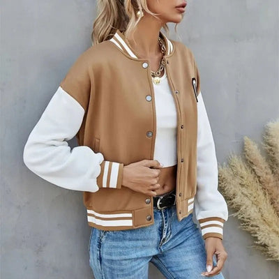 Heathra - Trendy Varsity Jacket for Women