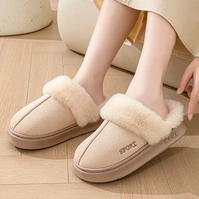 Eva Confort - Suede indoor slippers for women