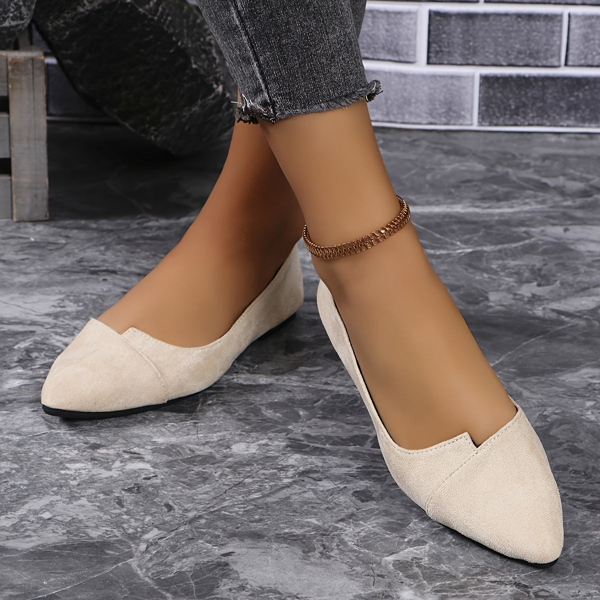 Elin | Elegant solid-color women's flats