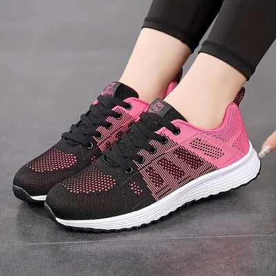 Mila | Ademende gebreide damessneakers
